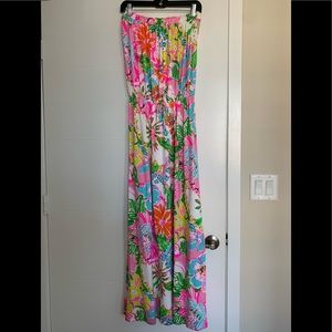 Lilly Pulitzer Strapless Maxi dress